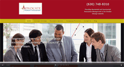 Desktop Screenshot of advocatepropertymanagement.com